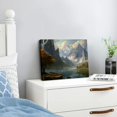 thumbnail image 3 of Chilfamy Mountain Waterfall Lake Canvas Wall Art Decor for Home Office Hotel Salon - Ready To Hang Room Art Decor 20x16in, 3 of 6