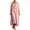 Pink, variant on Morttic Women's Lapel Collar Short Sleeve Plaid Shirt Loose Button Front Long Dress Summer Beach Vacation Casual Outfit Sky Blue,S