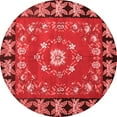 thumbnail image 1 of Ahgly Company Indoor Round Persian Red Traditional Area Rugs, 4' Round, 1 of 4