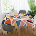 thumbnail image 3 of Yayeee Tablecloths 54" x 72" Rectangle Wrinkle Resistant Party Table Cover, Abstract Triangles, 3 of 8