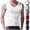 White, variant on GERsome Mens Tank Tops Solid Color Gym Sleeveless Muscle V-Neck Pullover T Shirts for Men's Fitness M-5XL