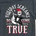 thumbnail image 3 of The Nightmare Before Christmas - Holiday Screams Come True - Men's Short Sleeve Graphic T-Shirt, 3 of 5