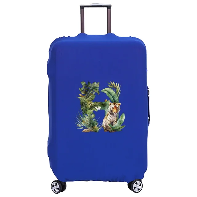 Luggage Cover Washable Case Cover Protective Case Scratch Proof Case Cover Suitable for JungleTiger Print Pattern Fits 18-32inch jungle tiger letterH L