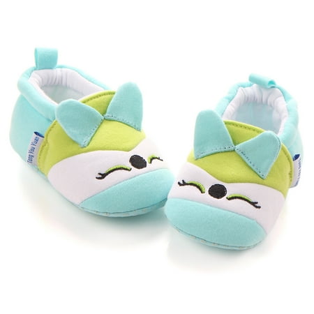 

solacol Baby Girl Shoes Cute Boy Girl Baby Soft Shoe Fring Soft Soled Non-Slip Footwear Crib Shoes Gn/12 Baby Crib Shoes