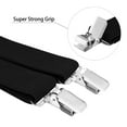 thumbnail image 2 of Buyless Fashion Mens 2 Pack Suspenders - 48" Elastic Adjustable Heavy Duty 2" Wide - X Back - 5116-2-Black, 2 of 7