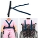 thumbnail image 5 of Cinturón Para Sentarse En Silla De Ruedas, Tela De Terciopelo Restricciones Para Sillas De Ruedas Seguridad Use Fácilmente Hombro Fijo En Forma De Y Para Silla De Ruedas ANGGREK Otros, 5 of 8
