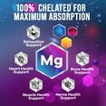 thumbnail image 4 of Magnesium Glycinate Supplement 250mg - 100% Chelated & Purified - to Support Sleep, Heart Health, Muscles, & Bone Strength - Best Absorption Magnesium Glycinate Capsules, Bottled in USA - 60 Tablets, 4 of 10