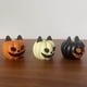 thumbnail image 4 of Decoraciones de Halloween para Artesanías de Resina Del Hogar Modelos de Cara de Gato de Calabaza Fantasma, Ornamentos Espeluznantes de 4.5x4.2cm para Decoración de Interiores, Fiesta de Decoraciones, 4 of 8