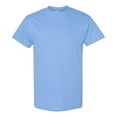 thumbnail image 6 of Gildan Short Sleeve T-Shirt for Men - 2XL Size | 100 Heavy Cotton Crew Neck Tee, Carolina Blue, 5.3 oz, 6 of 6