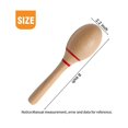 thumbnail image 2 of Sonajeros de percusión manual shaofei de 8 pulgadas de madera de haya color madera F, 2 of 5