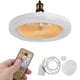 thumbnail image 1 of Ventiladores de techo con iluminación, lámpara de ventilador regulable de 30W, lámpara moderna inteligente E27, luz de ventilador con cabezal para el hogar, dormitorio, sala de estar, 1 of 5
