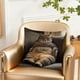 thumbnail image 4 of Juego de almohadas con estampado de animales bonitos para dormitorio, sala de estar, sofá, cojín de 45 x 45 cm para decoración de sofá y sala de estar, funda de almohada aterciopelada., 4 of 6