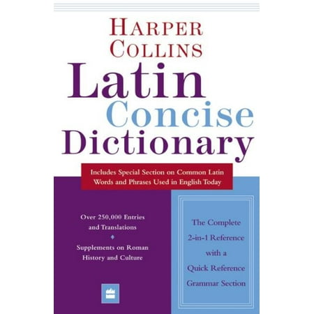 Harpercollins Latin Concise Dictionary