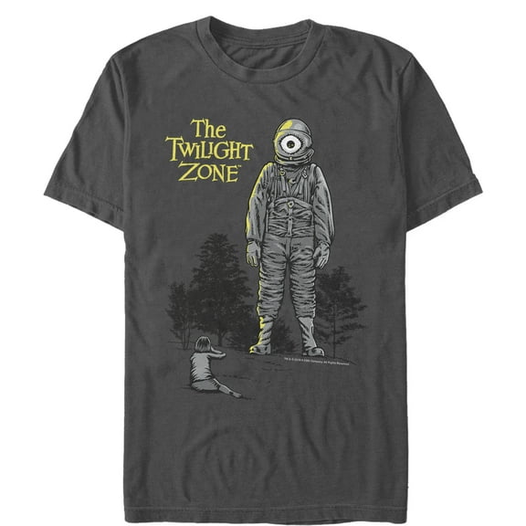 Men's The Twilight Zone The Fear Episode Graphic Tee Charcoal 2X Large