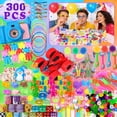 thumbnail image 4 of 300Pcs Kids Party Favors, Fidget Toys Bulk for Ages 3-12, Goodie Bag Stuffers, Pinata Fillers, Classroom Prizes, Treasure Box Toys, Carnival Giveaways, 4 of 5