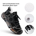 thumbnail image 4 of Undead Zombie Stitch Voodoo Halloween Pattern Walking Shoes for Men Woman Lightweight Tennis Fashion Elastic Sports Shoes Cushion Basketball Shoes, 4 of 7