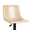 Beige, variant on Waleaf Swivel Bar Stools Set of 4, Modern Adjustable Height Counter Stools with PU Leather Upholstery, Comfortable Back Support Kitchen Chairs,Whisky