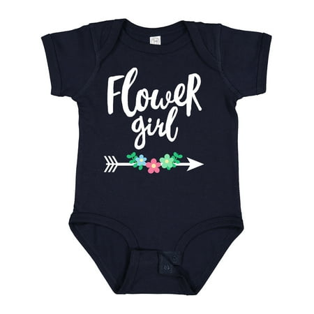 

Inktastic Flower Girl with Arrow and Flowers Girls Baby Bodysuit