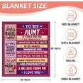 thumbnail image 5 of Sister Blanket Gift for Sister for Mothers Day from Brother Big Sister Gifts - to My Sister Blanket for Sofa Bed- Unique Birthday Gift Thank You for Sister 50''x60'', 5 of 5