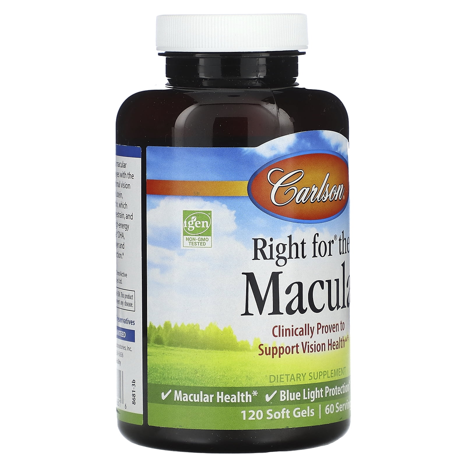 Carlson Right for the Macula, 120 Soft Gels