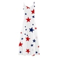 thumbnail image 5 of Erwazi Women's 4th of July Print Maxi Dresses Sleeveless Spaghetti Strap V Neck Casual Dress, 5 of 8