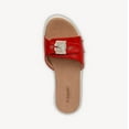 thumbnail image 4 of Dr. Scholl's Women's Heritage Red Faux Leather Think Iconic Sandals 8M, 4 of 5