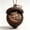 C, variant on 2D Acorn‑Shell Hanging Ornament, Sleeping Deer Forest Animal Figurine, Single Christmas Tree Home Party Decor (L)