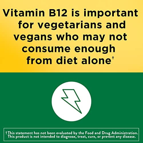 Nature Made Maximum Strength Vitamin B12 5000 mcg, Dietary Supplement for Energy Metabolism Support, 60 Softgels, 60 Day Supply