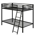 thumbnail image 2 of Einfach Bunk Bed for Junior, Twin over Twin Size Bed, Black, 2 of 9