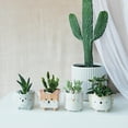 thumbnail image 5 of Cheers.US Ceramic Flower Pots Garden Fence Balcony Plant Pot Planter Decor, 5 of 7