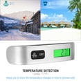 thumbnail image 4 of Digital Luggage Scale, 50kg Portable Travel Electronic Scale,Tare Function, Temperature Sensor, 4 of 8