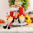 thumbnail image 5 of SLYNSHome Gnomes Doll for Tray Decor,Ladybug Gnomes Plush Decoration Farmhouse Animals Theme Ornaments Cute Gnome Plush Doll for Home Farmhouse Office Kitchen Fireplace Table, 5 of 7