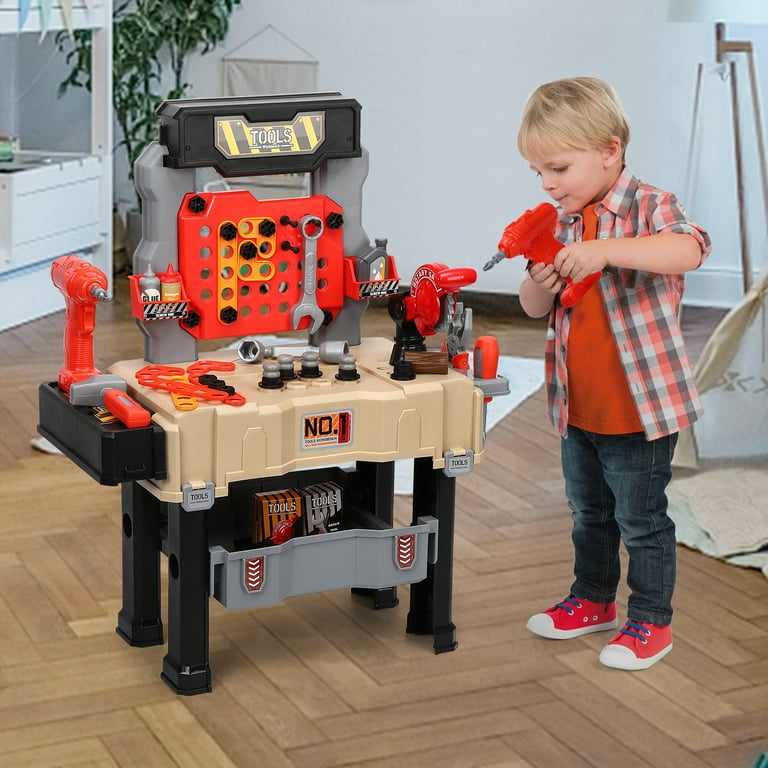 BLACK+DECKER Power Tool Workshop - Play Toy Workbench for Kids
