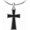 Customized, variant on Black Cross Urn Necklace for Ashes 925 Sterling Silver Cremation Keepsake Memorial Pendant Jewelry Engraving Name Gifts for Men Women