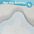 thumbnail image 4 of Alfombra de baño Bath Mat Uphome, absorbente, antideslizante, blanca, 45 x 65 cm, 4 of 7