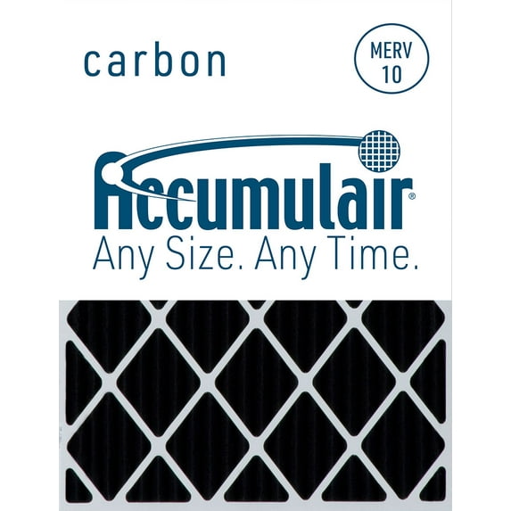 Accumulair Carbon 22x36x1 MERV 8 Odor Eliminating Air Filter (4 Pack)