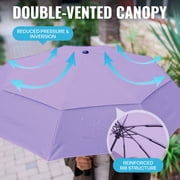 Repel Windproof Travel Umbrella, Auto Open Close Folding Umbrella Wind Tested to 100MPH