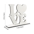 thumbnail image 2 of BEADCEST Heart Picture Frame Love Heart Shaped Photo Frame Ornament 1Pcs, 2 of 8