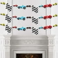 thumbnail image 3 of Big Dot of Happiness Let's Go Racing - Racecar - Race Car Birthday Party or Baby Shower DIY Decorations - Clothespin Garland Banner - 44 Pieces, 3 of 7