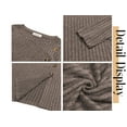 thumbnail image 6 of Fantaslook Blouses for Women Long Sleeve Crew Neck Tunic Tops Buttons Side Fall Shirts, 6 of 9