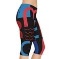 thumbnail image 5 of Americana Women's Capri Leggings, 5 of 6