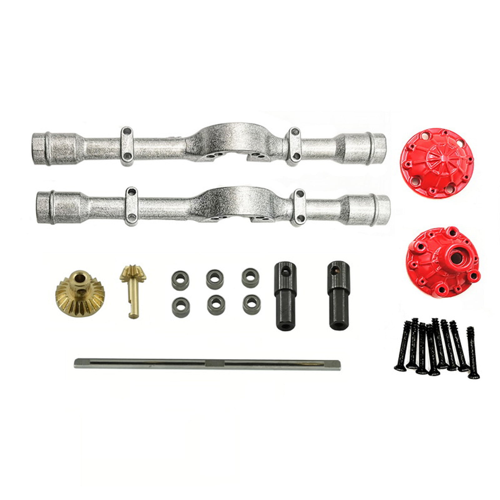 Metal Rear Axle Kits Set Replacement Parts Fit for WPL D12 RC Truck Accessories for sale online