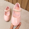 thumbnail image 3 of dmqupv Toddler 7 Shoes Girls Student Single Children Baby Shoes Girls Dance Flower Baby Shoes Toddler Shoes Shoes Pink 6, 3 of 5