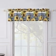 thumbnail image 4 of Greenland Home Fashions Barefoot Bungalow Sunflower Window Valance - 84x16", Gold, 4 of 6