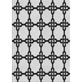 thumbnail image 1 of Ahgly Company Machine Washable Indoor Rectangle Transitional Platinum Gray Area Rugs, 5' x 7', 1 of 7