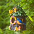 thumbnail image 4 of Adorno de pájaro azul Kusrkot de resina para casitas de pájaros, 4 of 8