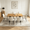 thumbnail image 7 of 47.4" -63.2" Extendable Dining Room Table,Modern MDF Dining Table for 4-6,Space Saving Dining Room Table Compact for Living Room, Apartment, 7 of 7