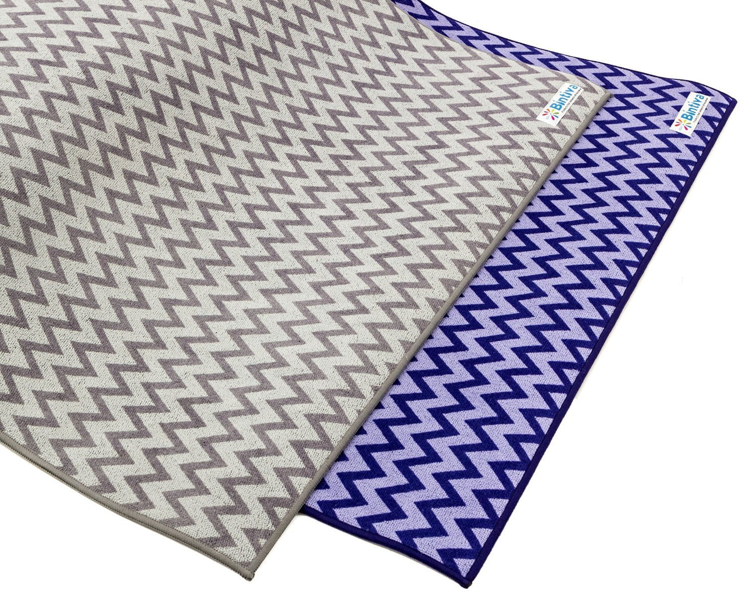 Yoga Mat 2 in 1 Towel and mat Combination Eco Friendly Unique Non Slip "Fusion" Mat - Blue