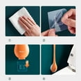 thumbnail image 4 of PRETXORVE Toilet Brush and Holder Set, Flexible Toilet Brush,Non Punching Toilet Brush, Dead Corner Cleaning Set, 4 of 9