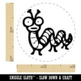 thumbnail image 2 of Creepy Weird Worm Caterpillar Self-Inking Rubber Stamp Ink Stamper - Black Ink - Mini 1/2 Inch, 2 of 7